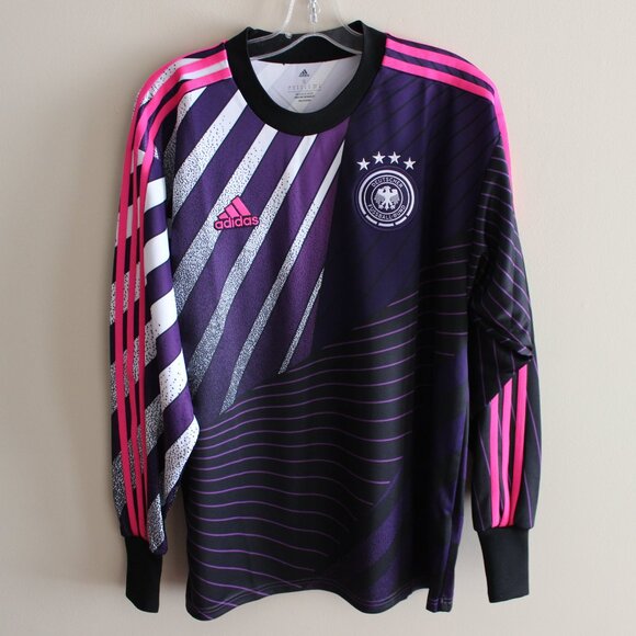 as new Adidas Germany 2022-23 Goalkeeper Icon Jersey very loose fit Men's Small - Picture 3 of 14